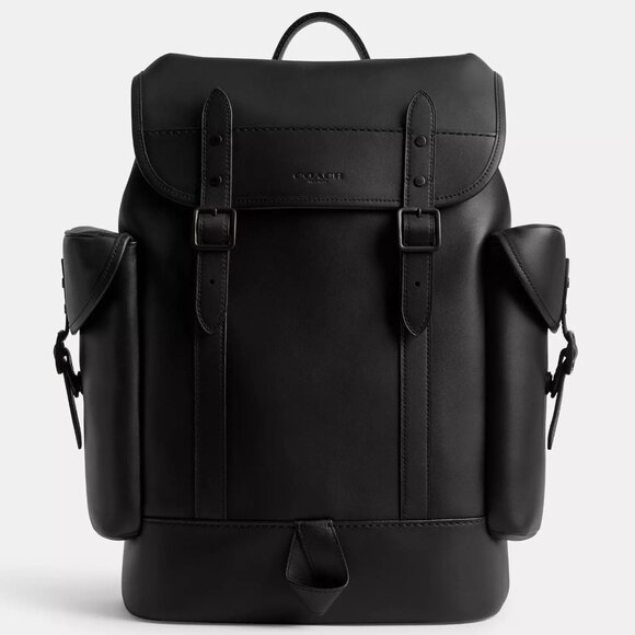 🥰 Coach Hitch Backpack Black - Picture 1 of 7